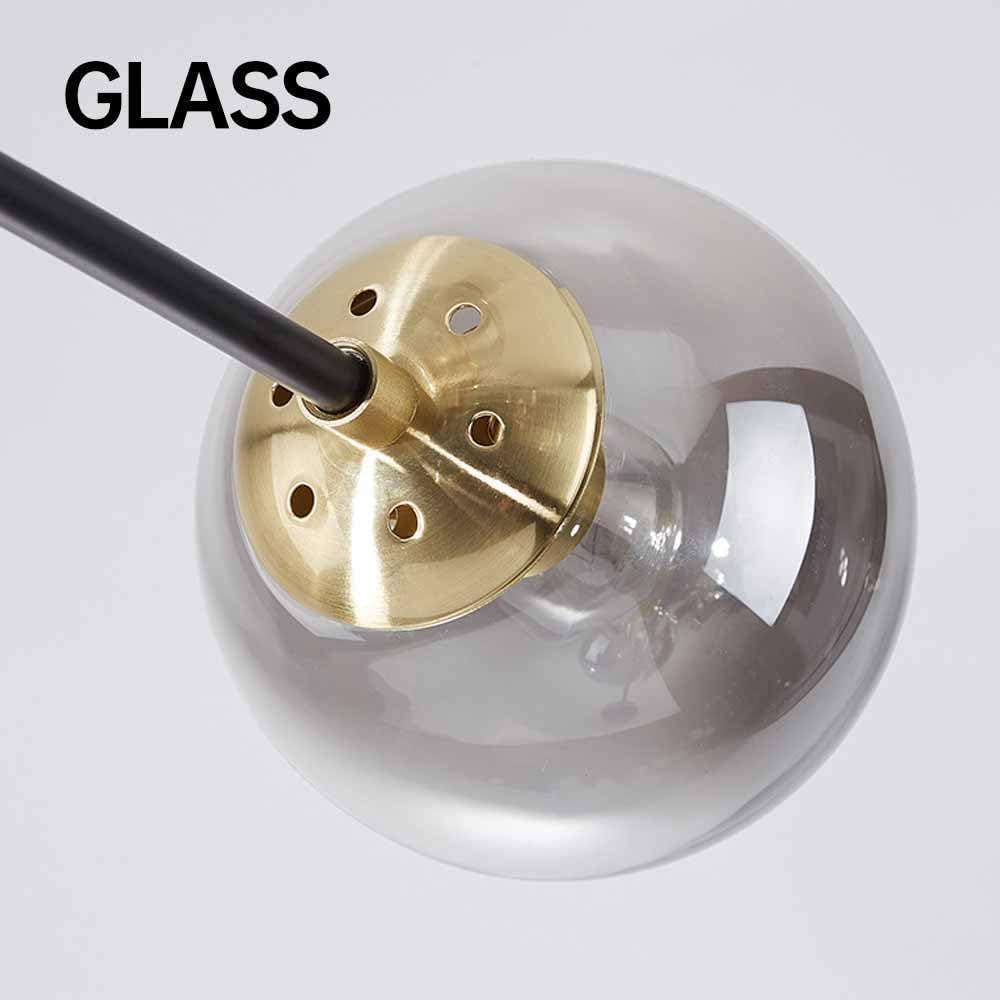 Genérico Lámpara De Araña Medieval De Cristal, Altura Regulable, Portalámparas E27 De 8 Bombillas, Apta para Salón Y Comedor, Metal Negro Resistente A La Corrosión (Smoke Gray Glass 10-Head)
