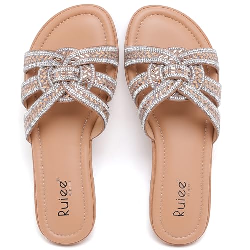 Ruiee Wide Width Sparkly Slide