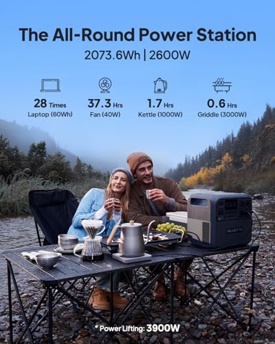 BLUETTI Elite 200 V2 Portable Power Station 2073.6Wh 2600W Solar Generator