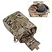 EXCELLENT ELITE SPANKER Molle Dump Pouch Drawstring Magazine Utility Pouch Folding Dump Pouch Waist Bag(Multicam)