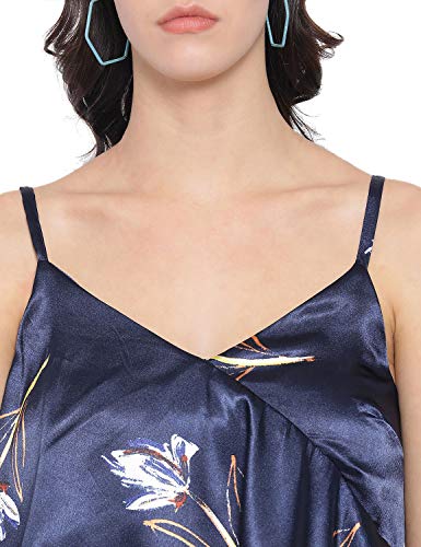 Image of oxolloxo Women's Shoulder Strap Polyester Floral Top