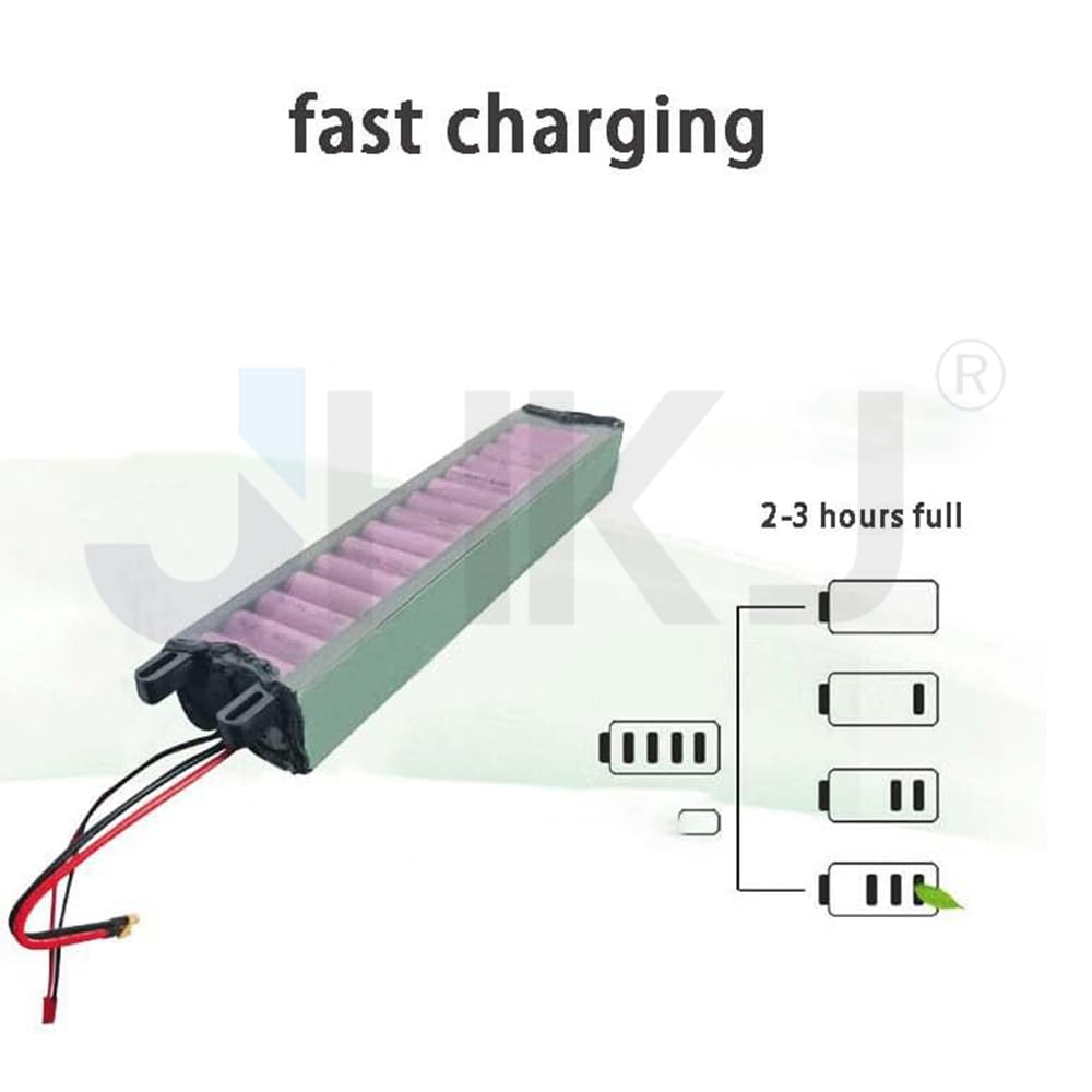 Batteria Integrata per Monopattino Elettrico 36V 10.4Ah 4.4Ah 5.2Ah 6.6Ah 7.8Ah, Batteria al Litio agli ioni di Litio per Veicoli autobilanciati.