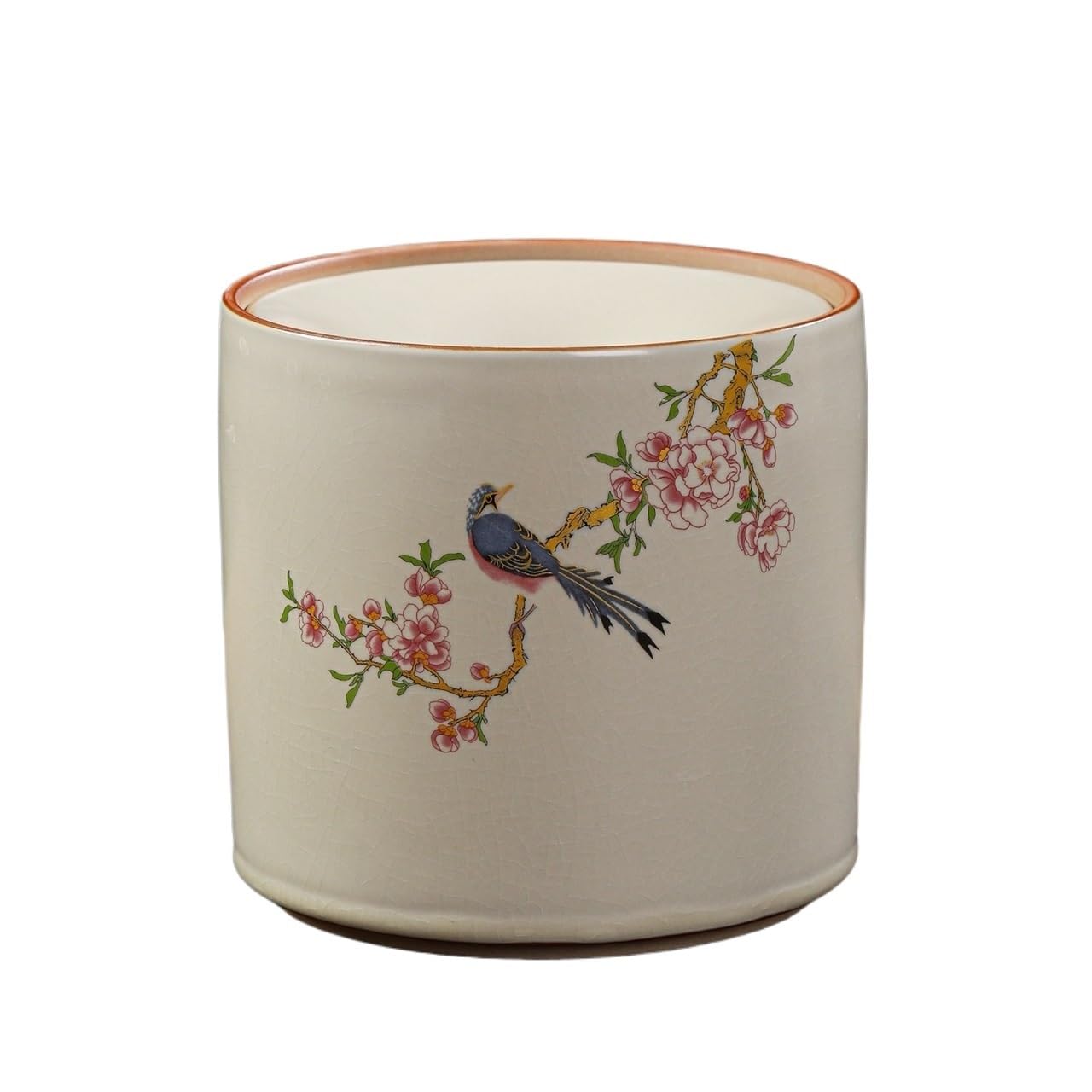 Popielniczki do papierosów Okrągła ceramiczna popielniczka z wzorem pyłoszczelnym(Średni)