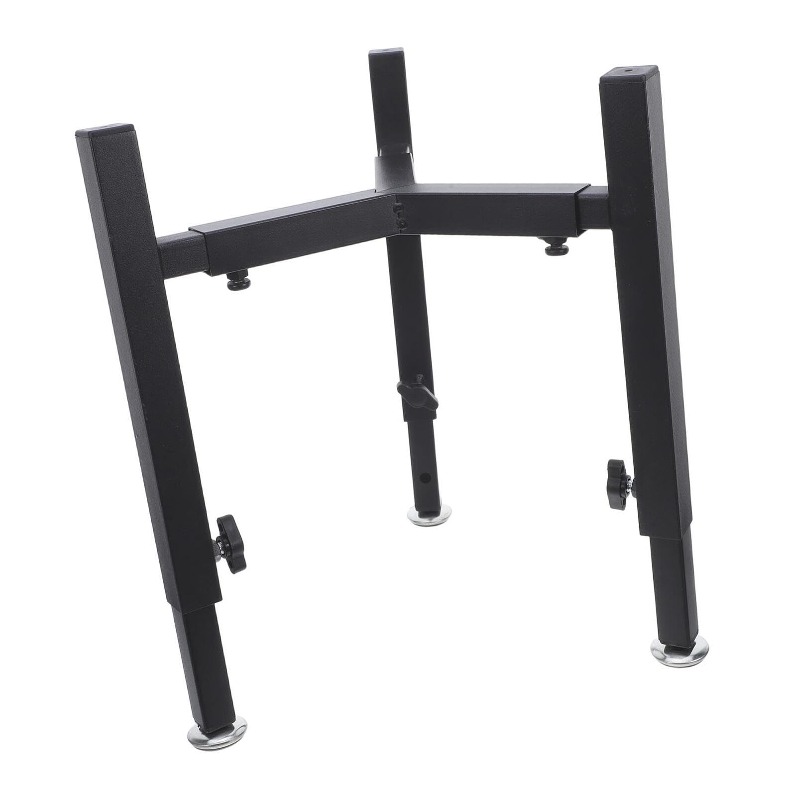 Alasum Soporte Elevado para Cuenco de Perro Ajustable 23-38 Cm, Soporte Metálico Negro para Cuencos de 7-11 Pulgadas, Base Antideslizante para Alimentación Cómoda y Estable en Perros