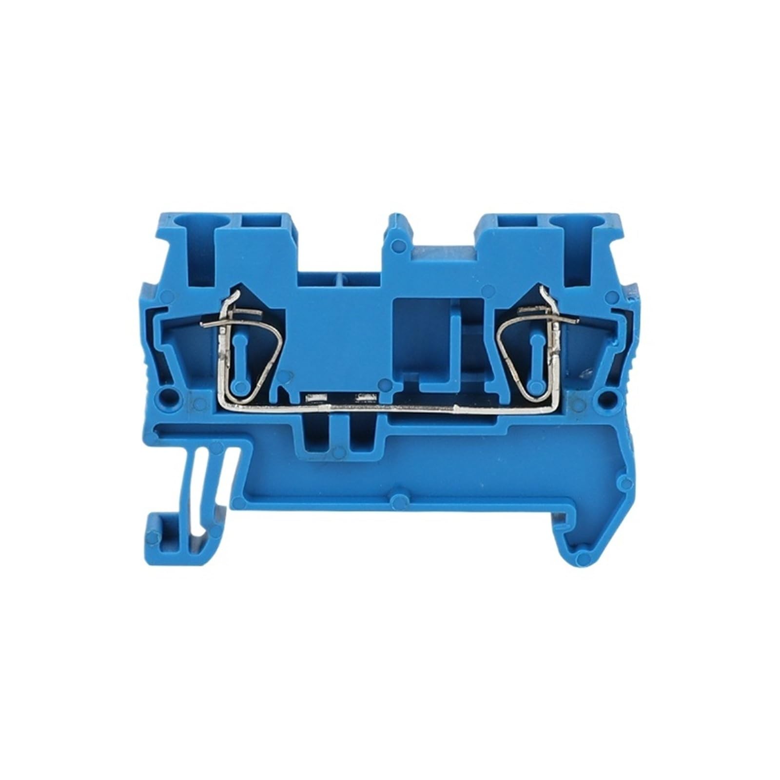 10 pezzi ST2.5 Connessione a gabbia a molla 2,5 mm² 14 AWG Cablaggio Spina pullback Filo Connettore elettrico Morsettiera guida DIN ST 2.5(BLUE)