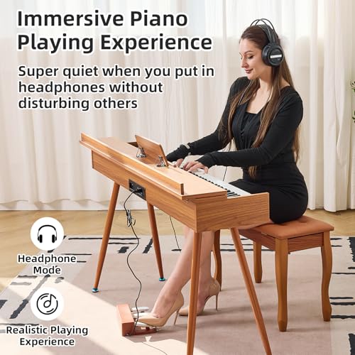 88-Key Digital Piano with Weighted Action