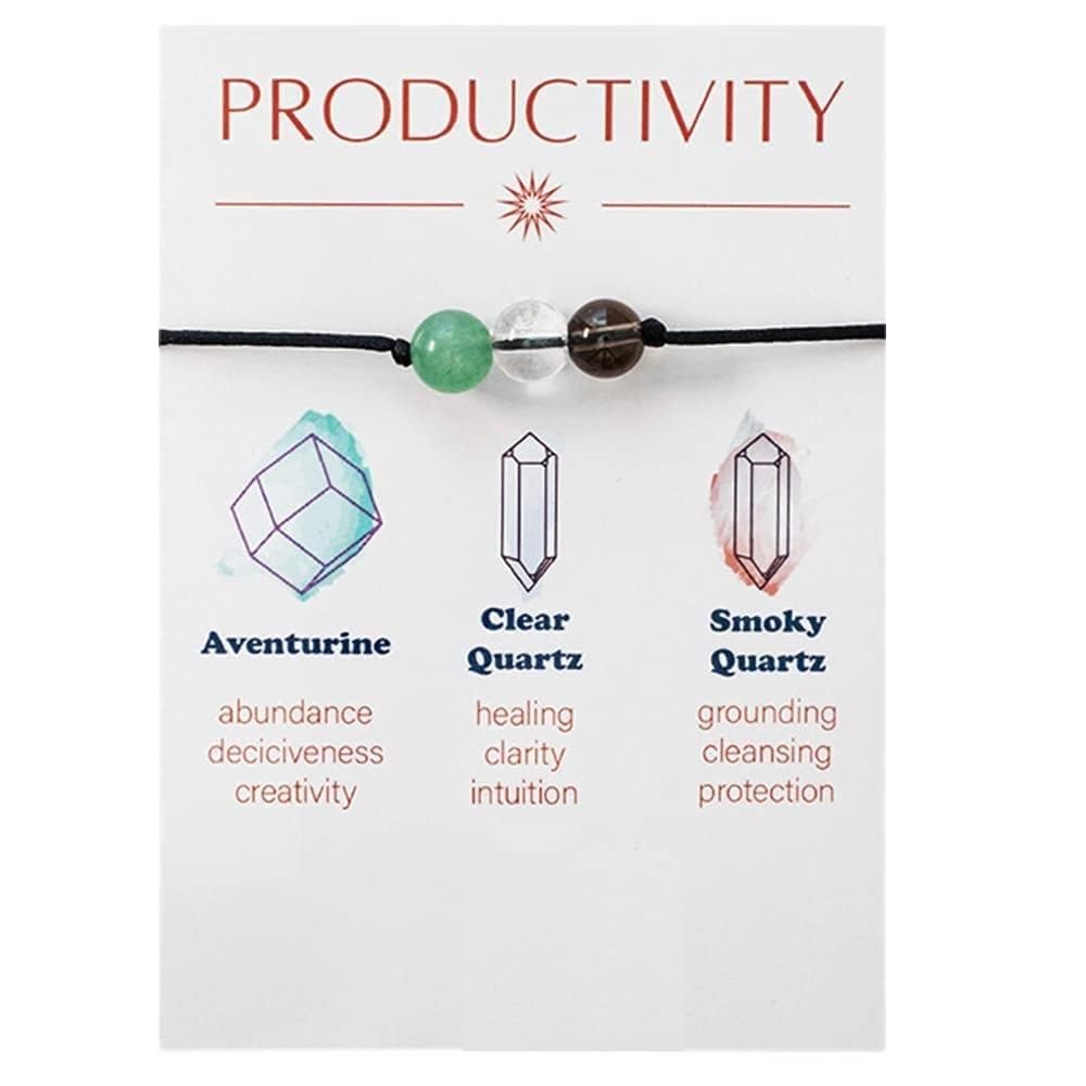 Hot And Bold Triple Protection Natural Stone Beads Bracelet for Emotional Healing, Anxiety Relief, Good Fortune, Health, Love Connection, and Self-Confidence - Unisex Bracelets. (Productivity) (B0D3Q54QD5) Amazon Price History, Amazon Price Tracker