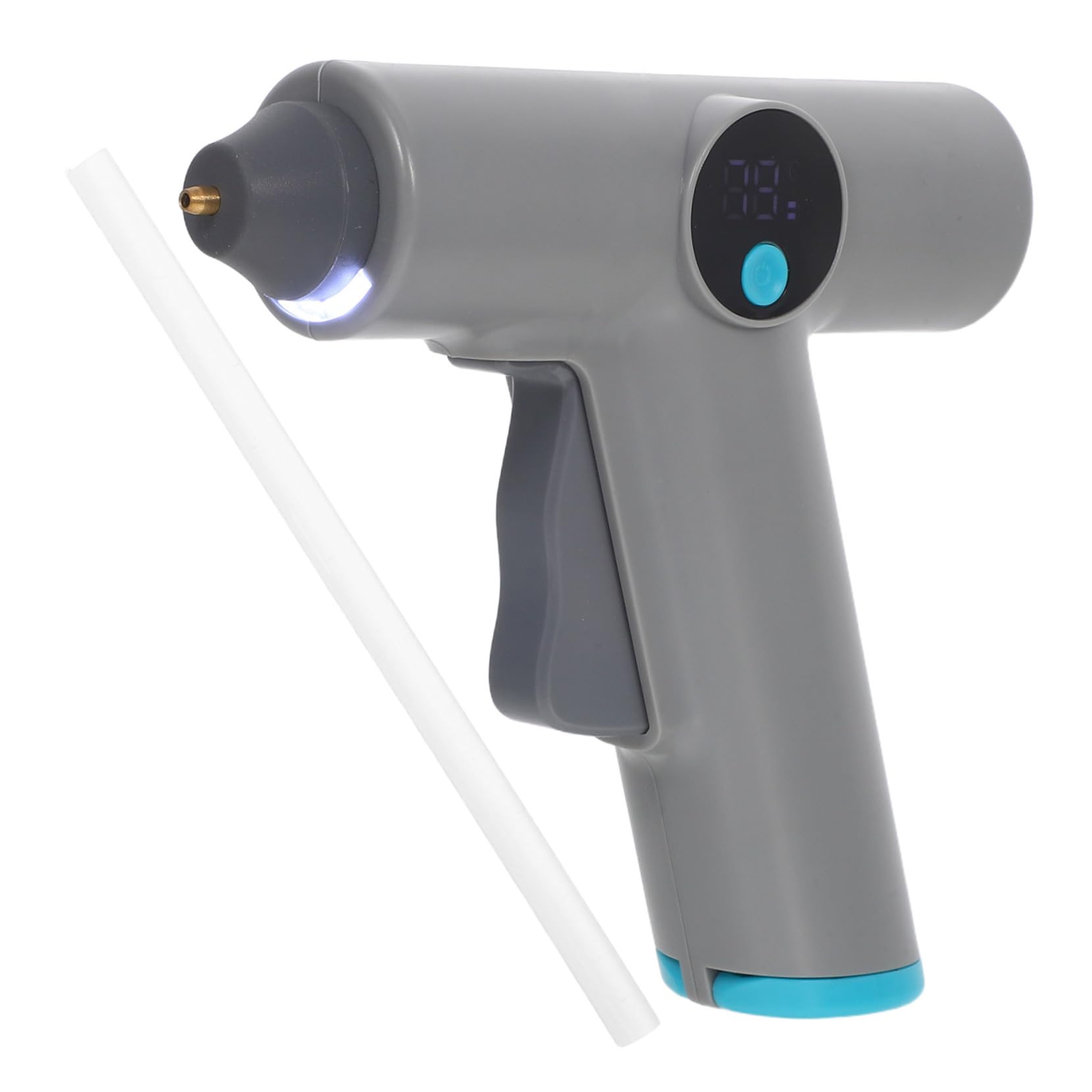 VALICLUD Pistolet à Colle Thermofusible Rechargeable avec Écran Numérique Bâtons de Colle Inclus pour Loisirs Créatifs Bricolage et Réparations