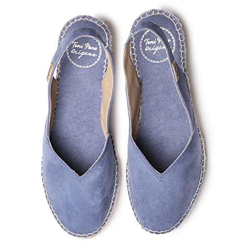 Image of BETTY-A - Women's closed wedge espadrilles in suede