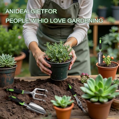 USHOP Tuingereedschapsset,Gereedschap voor Tuinieren,Hand Tool Gift Kit,Tuingereedschap met Opbergtas,Bonsai Gereedschapsset,Plantengereedschapsset met Opbergtas,Cadeau voor Tuinders en Tuiniers - Afbeelding 3