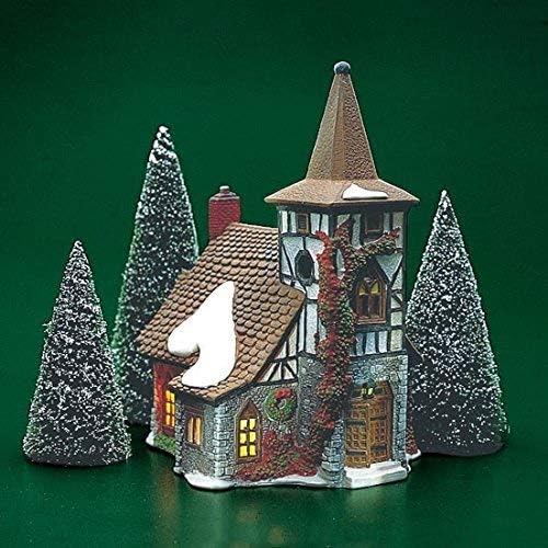 Christmas Village Department 56 Old Michael Church Sculpture, Porcelain, Victorian, Neutral