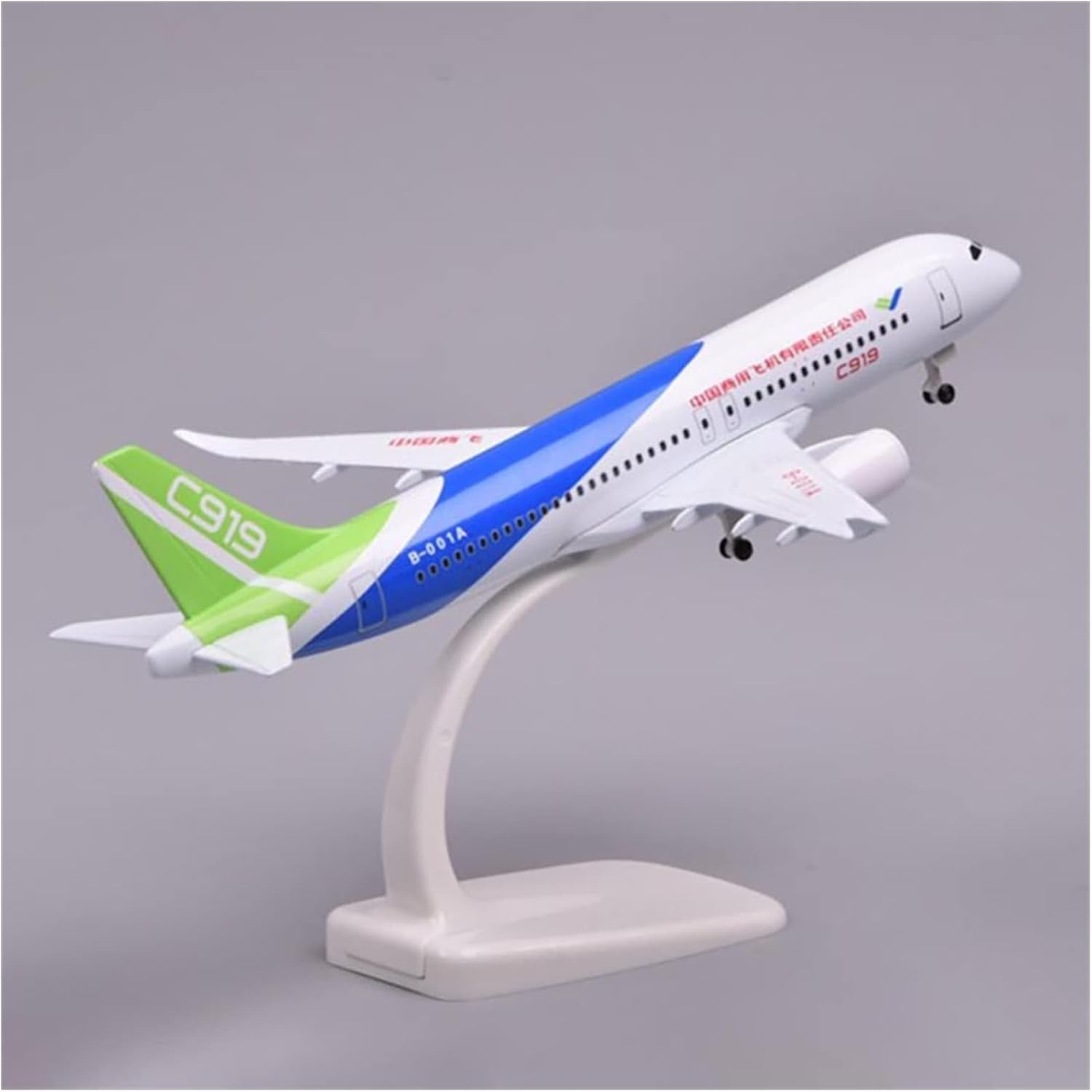 Die Cast Plane for C919 Die Cast Simulation Aircraft Model Metal Adult Collection Souvenir Ornaments 20Cm Finished Metal Airplane