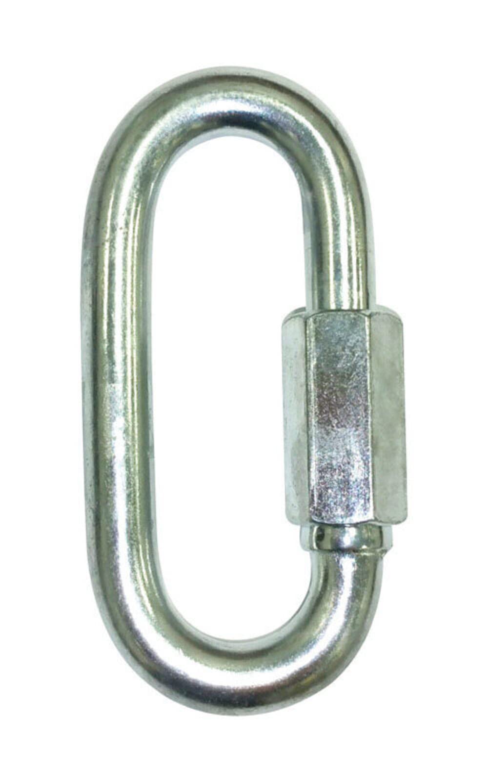 Baron Mfg 7350T-1/8 Quick Link Zinc, 0.12 in.