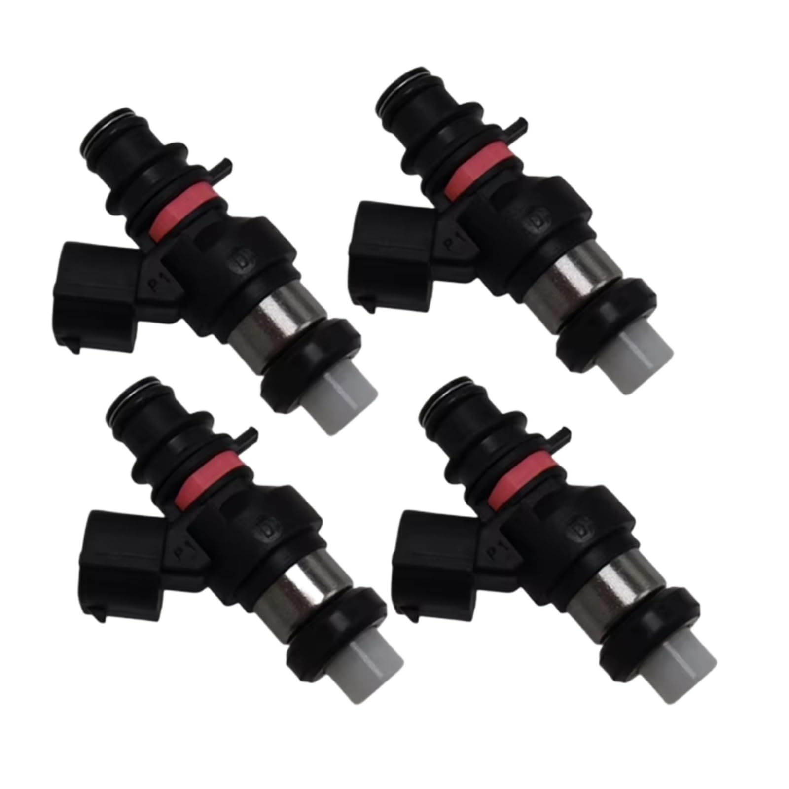 Boquilla Inyector 4 Inyectores Combustible Para Motor De Coche Color Negro 16600-AA270 FBYCG80 Compatible Con Subaru Para Impreza RX 2.0L 2007 2008 2009 2010 2011 2012