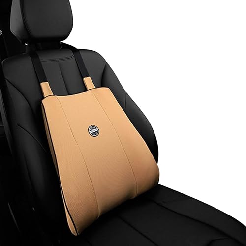 Ergocar Cojín lumbar de memoria para terapia de postura, almohada ergonómica de apoyo de espalda para el hogar, oficina, automóvil, viajes, alivia y