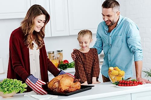 Image of KITCHEN PERFECTION Silicone Smoker Oven Gloves -Extreme Heat Resistant BBQ Gloves -Handle Hot Food Right on Your Smoker Grill Fryer Pit|Waterproof Oven Mitts Grill Gloves |Superior Value Set+3 Bonuses