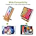 Pezin & Hulin Cell Phone Tablet Stand, Bamboo Wooden Smart Phone Desktop Charging Dock Holder Compatible with Pad, 8 Plus X XS Max XR, All Android Cellphone, Tablet - 1 Pack