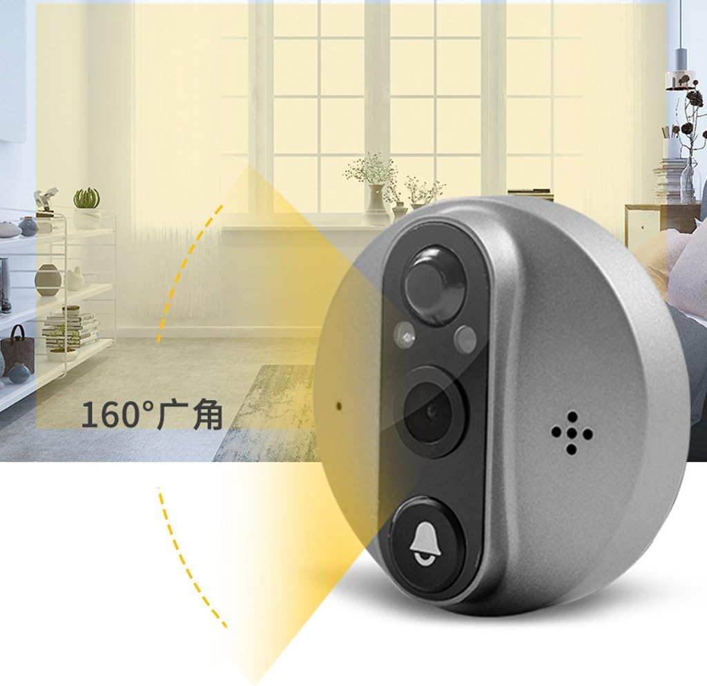 HBJWOV 4.3 Inch Electronic Visual Intercom Door(64GB)