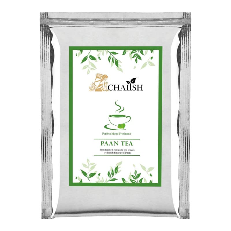 CHAIISH Paan Flavoured Tea | Premium Betel Leaf Infused Chai Patti | Unique Blend Enhanced with Natural Paan Essence | Ideal Choice for Hotels, Restaurants, Cafes, and Retail Shops | Exotic Flavor and Refreshing Aroma - 500 Gram (Pack Of 1) (B0BY9KNQZJ) Amazon Price History, Amazon Price Tracker