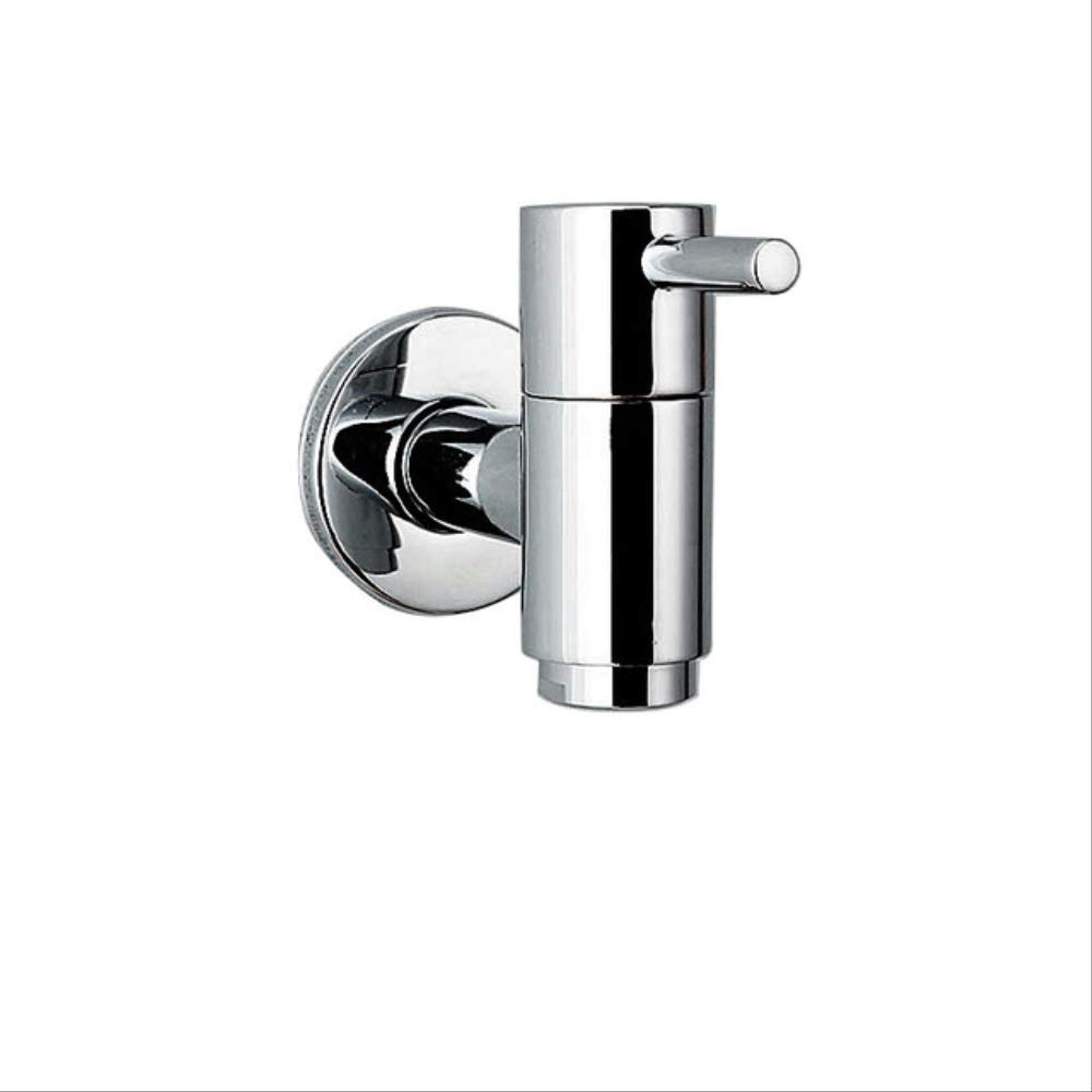 ZYCHSJXA Black/Chrome Wall Mounted Washing Machine Tap Mop Pool Garden Outdoor Bathroom Water Faucet C mop tap