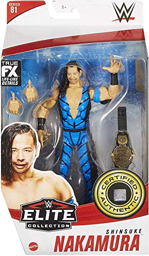 WWE Shinsuke Nakamura Elite Collection Series 81 Action Figure 6 in Posable Collectible Gift Fans Ages 8 Years Old and Up?