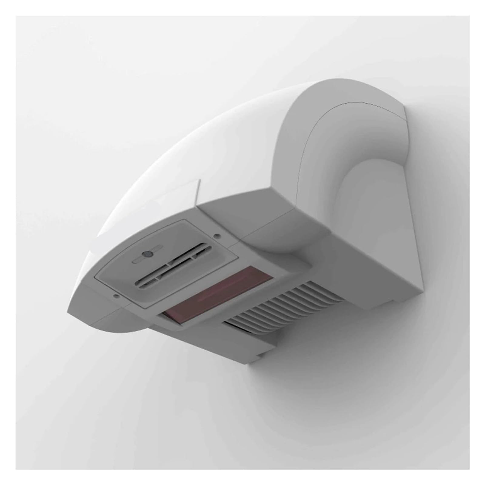 Para cocina, baño y aseo Secador de manos automático, pared de inducción inteligente, Sensor de alta velocidad, máquina de secado de manos por soplado de baja potencia, inodoro doméstico comercial(Hot