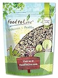 Food to Live Everything Bagel Seasoning Mix, 1 Pound – A Blend of White and Black Sesame Seeds, Minced Garlic, Onion, and Himalayan Pink Salt Flakes. Great as a Topping and Baking Ingredient