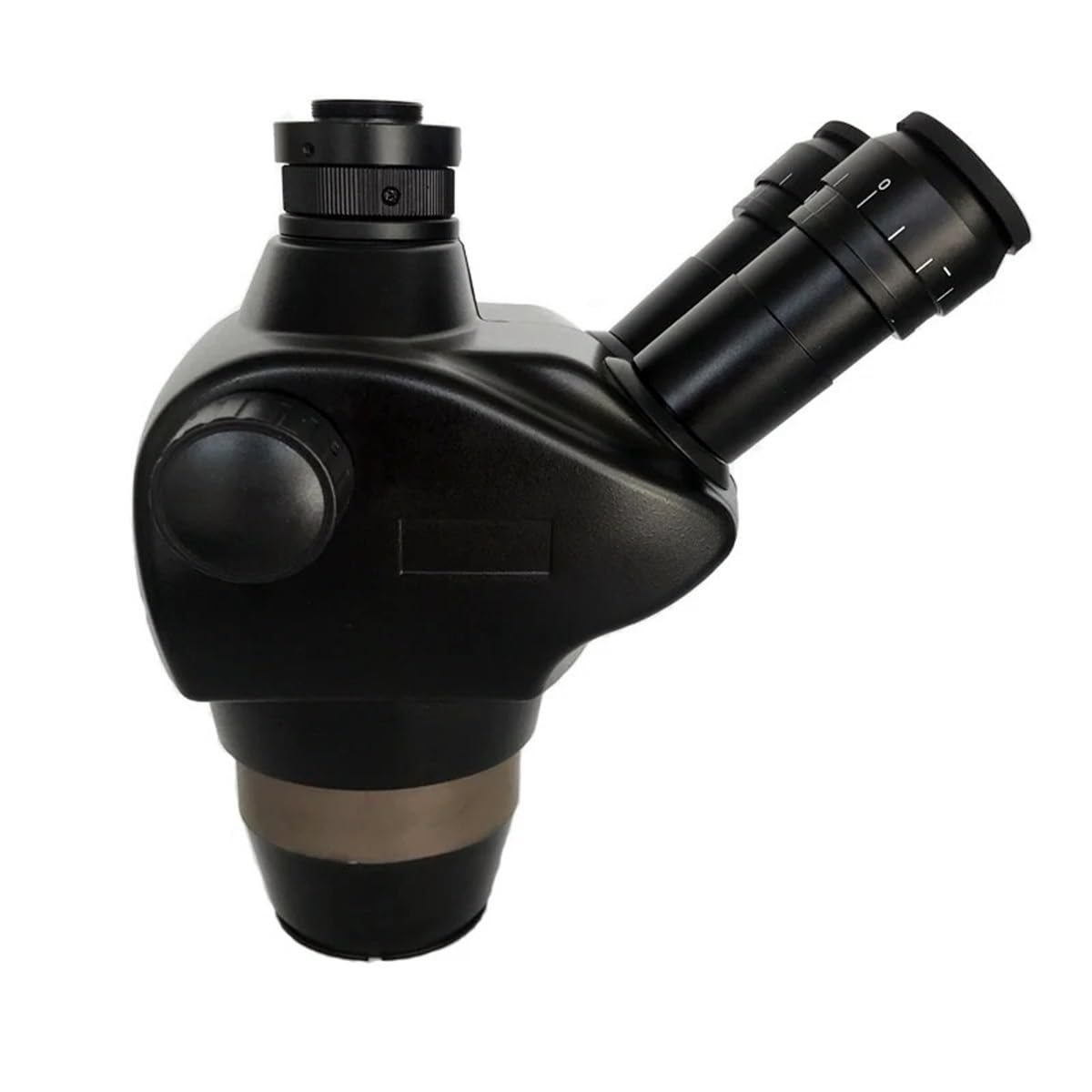 Microscope Trinocular Stereo Microscope 8X-50X Continuous Confocal Zoom Magnification Microscopio for Industrial Jewelry PCB Repair(White)