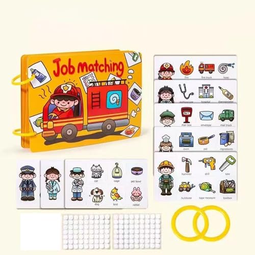 NAHSHON Montessori Busy Book Job Sorting