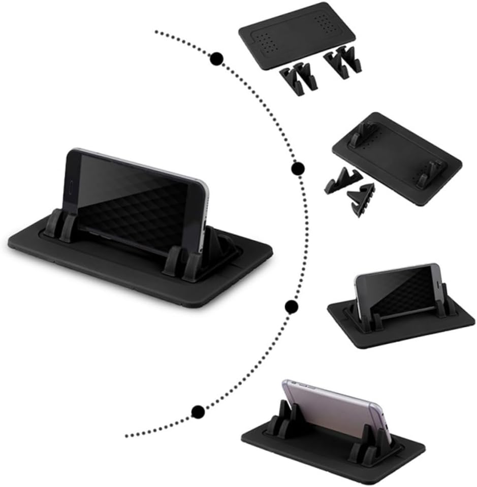 Silicone Car Phone Mount Dashboard Pad Mat -Slip Car Mount Holder Dash Nav Bracket