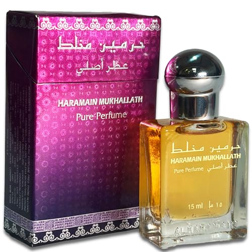 Image of Al Haramain Mukhallath Oriental Perfume Oil | Alcohol-Free Unisex Attar | Long-Lasting Fragrance | 15ml