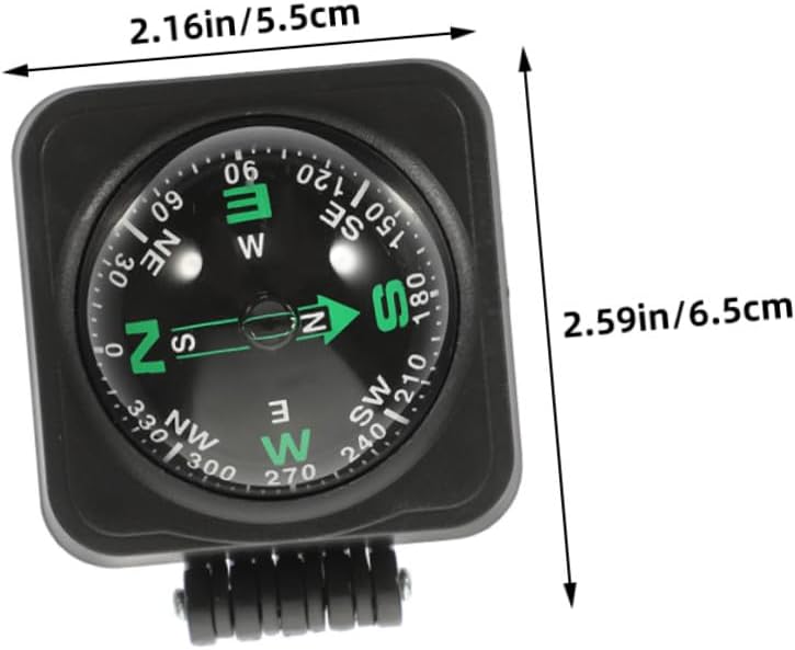 GANAZONO 3pcs Adjustable Car Dashboard Compass Ball Portable Navigation Compass for Car Boat Motorcycle Outdoor Use