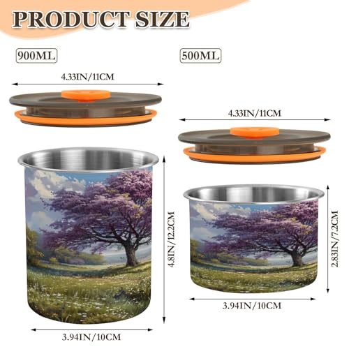 Contenedor hermético de acero inoxidable para café 30oz miniatura 2