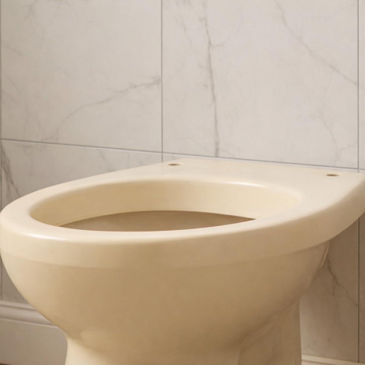 Vaso WC a Terra in Ceramica Champagne Elite con Scarico a Pavimento