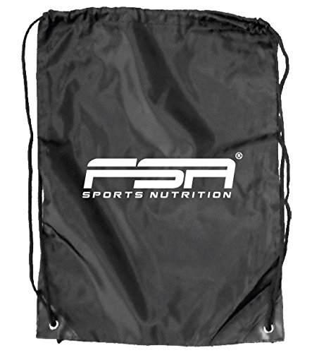 FSA Nutrition Sac de Gym/Sac de Gym/Sac de Gym Noir de la Marque Allemande Profisport, Noir