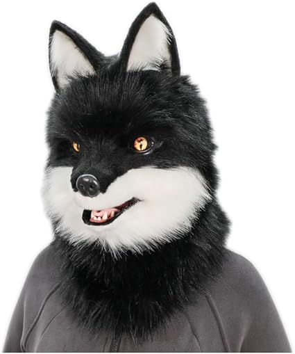 Amazon.co.jp: [UpdateClassic] リアルな オオカミの着ぐるみ マスク