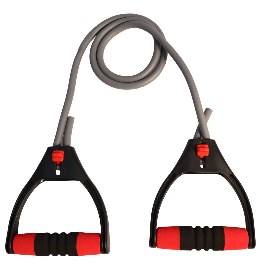 USI UNIVERSAL Single Toning Resistance Tube Pull Rope (Medium) Elastic Rubber Exercise Band for Stretching, Workout, Home Gym and Toning with Heavy Quality D Shaped Handles Toning Tube (B00IOQGWG8) Amazon Price History, Amazon Price Tracker