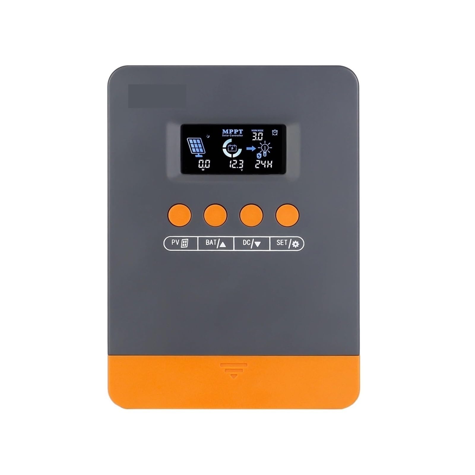Solar Charge Controller, MPPT 25A 35A 45A Solar Charge Controller 12V 24V Auto Multi-Battery Compatibility & Protection Max PV 100V For Home(35A)