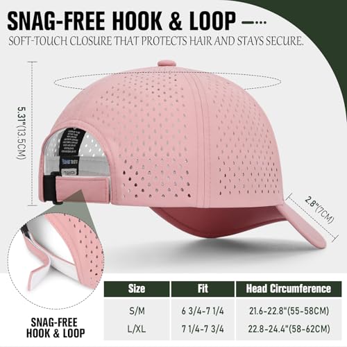 Image of AOPREL Baseball Cap Breathable Mesh Golf Hat Quick Dry Adjustable Baseball Hats for Men and Women Sport Running Workout
