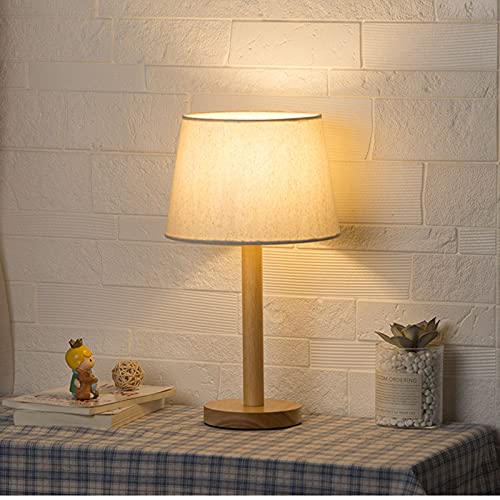 JXILY Luz de Noche LED lámpara de Mesa de Madera Dormitorio niña decoración lámpara Regalo Simple Moderno japonés cálido Sala de Bodas lámpara de Noche decoración de Escritorio Cover
