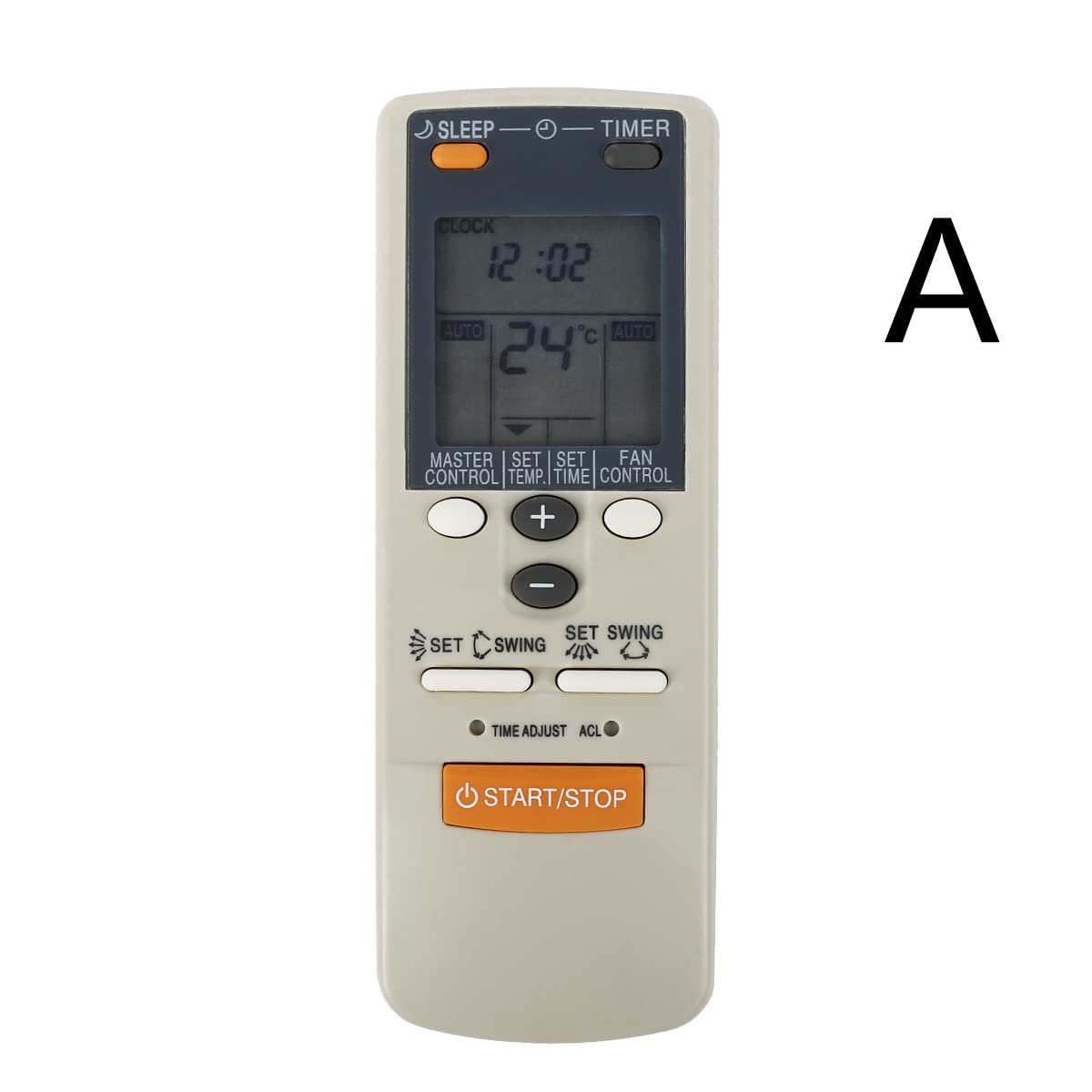 Calvas - Telecomando universale per climatizzatore Fujitsu ar-bb1 ar-bb2 ar-Db4 ar-Db3 ar-Db7 ar-bb9 AR-JW19