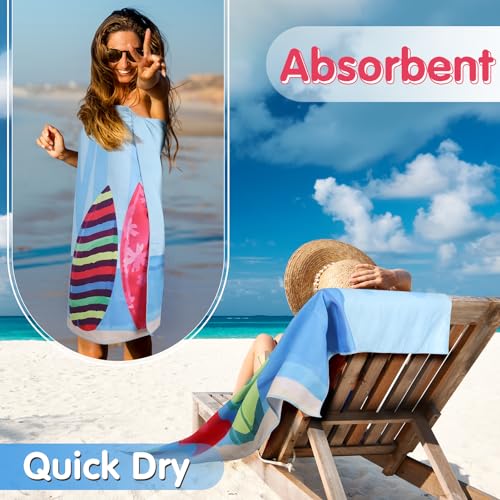 Jostift Mikrofaser Strandtuch Groß 180x90, Strand Handtücher Sandfrei mit Tasche, Schnell Trocknende, Handtuch Badetuch Strandhandtuch, Leichtes und Dünnes Tragbares Saunatuch Badehandtuch