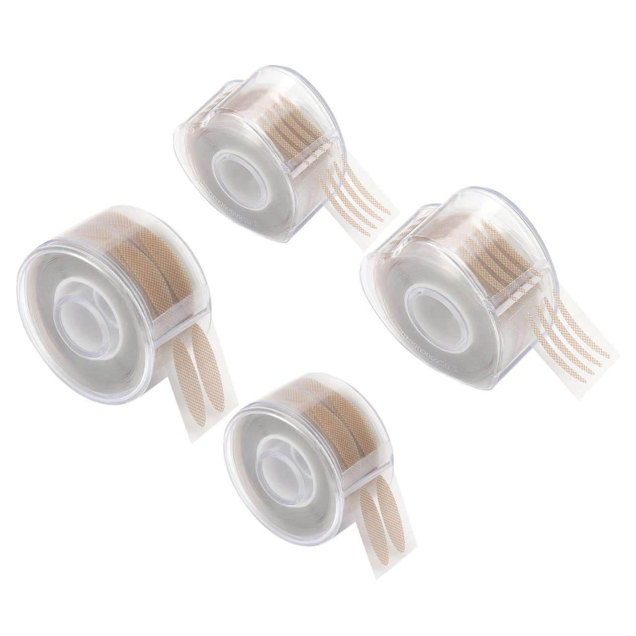 minkissy 4 Rolls Double Eyelid Stickers Strips for Hooded Eyes Double Eyelid Setting Tape