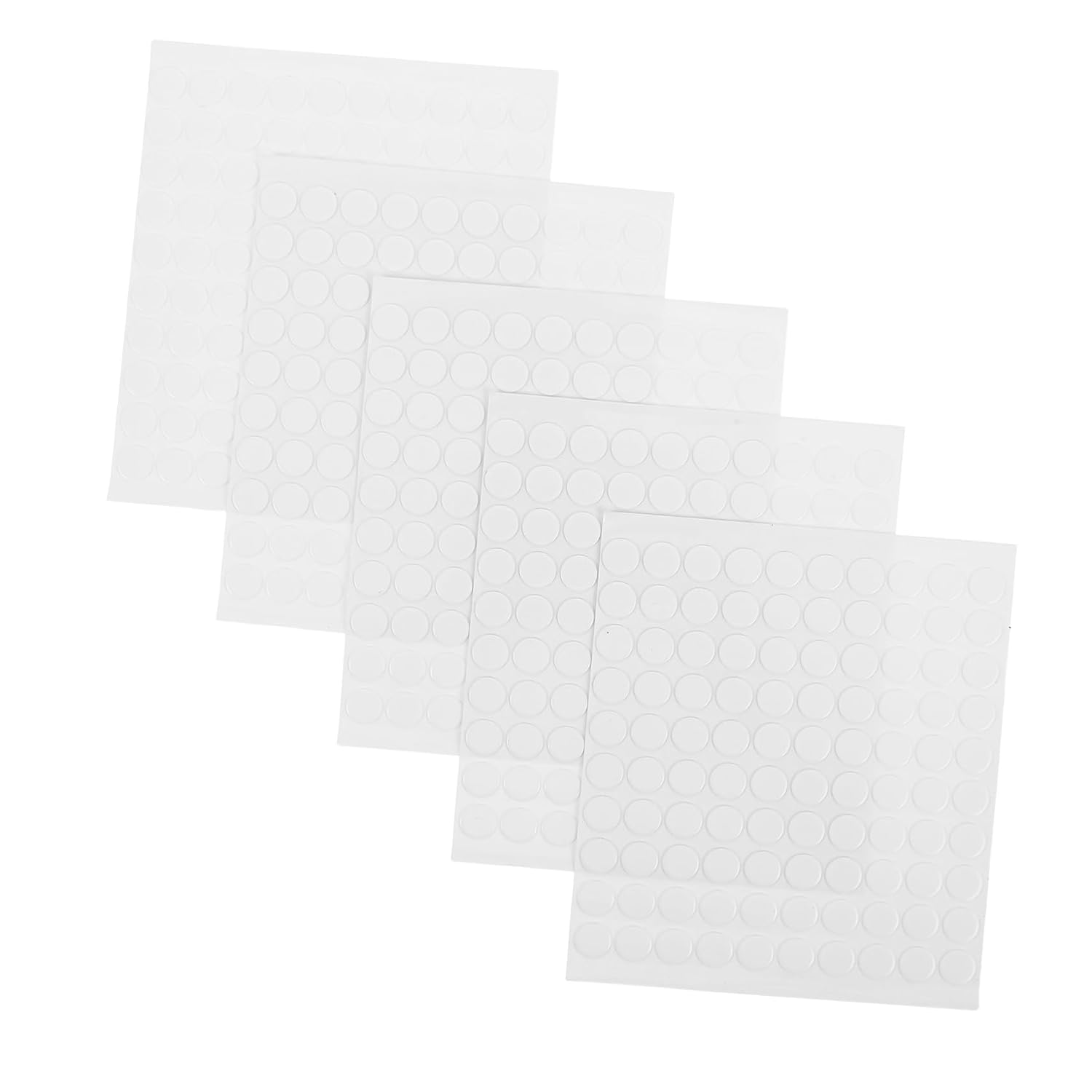 NUOBESTY 500pcs Round Double Sided Adhesive Dots for Lightweight Items