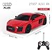 Vinie Remote Control Car for Boys, RC Cars Audi R8, 1:24 Scale Officially Licensed Kids Toys, Drift Car with Cool Led Lights, 4 5 6 7 8 9 10 11 12 Year Old Boy Birthday Gift (Red)