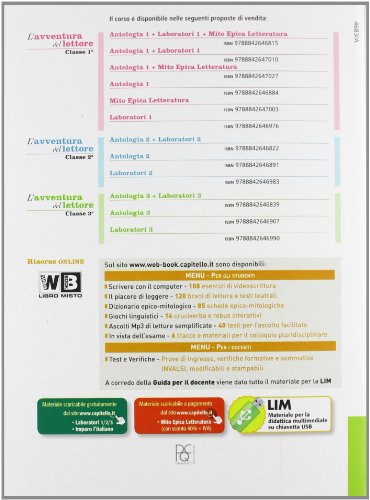 L'avventura del lettore. per la Scuola media. con