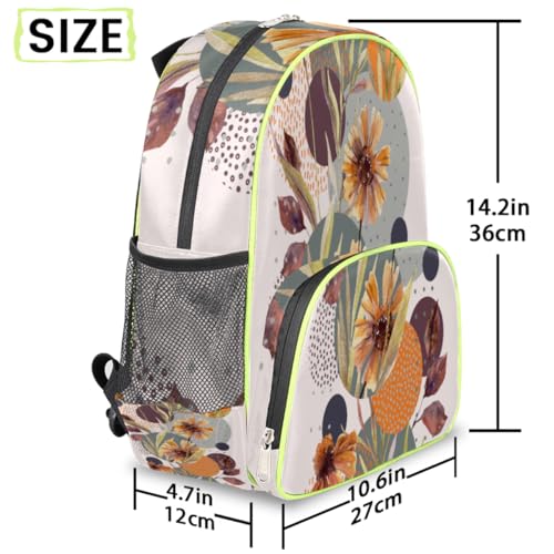 Sac à dos école et crèche à motifs fleurs abstraites