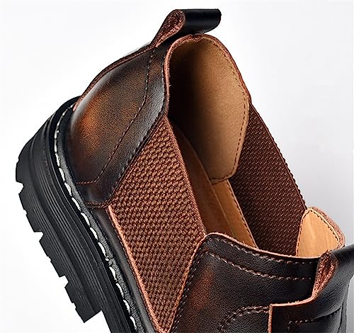 CHUUMEE Men's Casual Boots Fashion Motorcycle Combat Ankle Dress Boots4