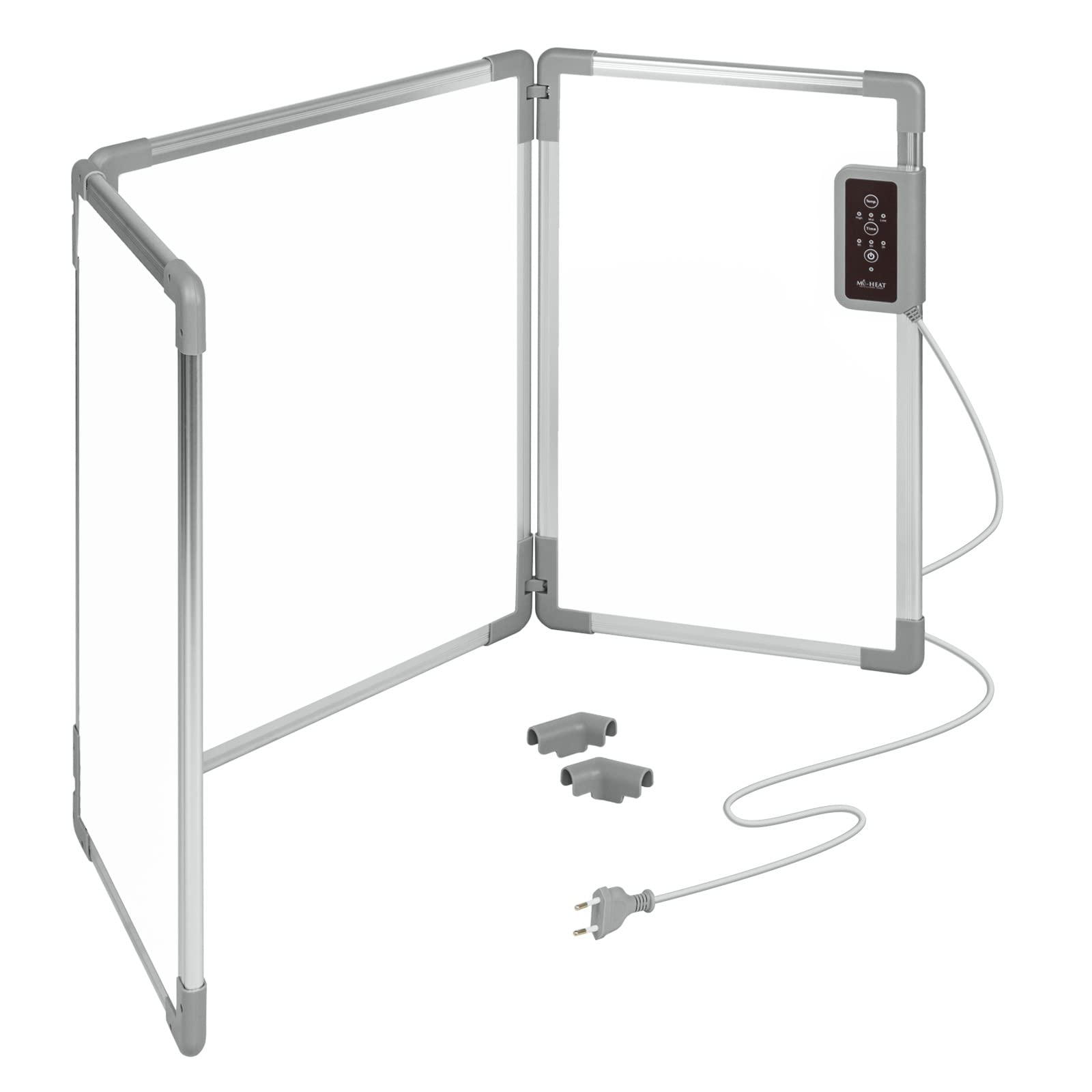 Sichler riscaldamento: Pannello di riscaldamento ibrido a infrarossi e convettore WLAN, 550 W, IP44, 60 x 60 cm (riscaldamento a infrarossi da parete