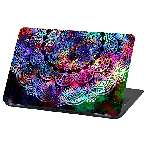 Protección de vinilo adhesivo para portátil con diseño abstracto